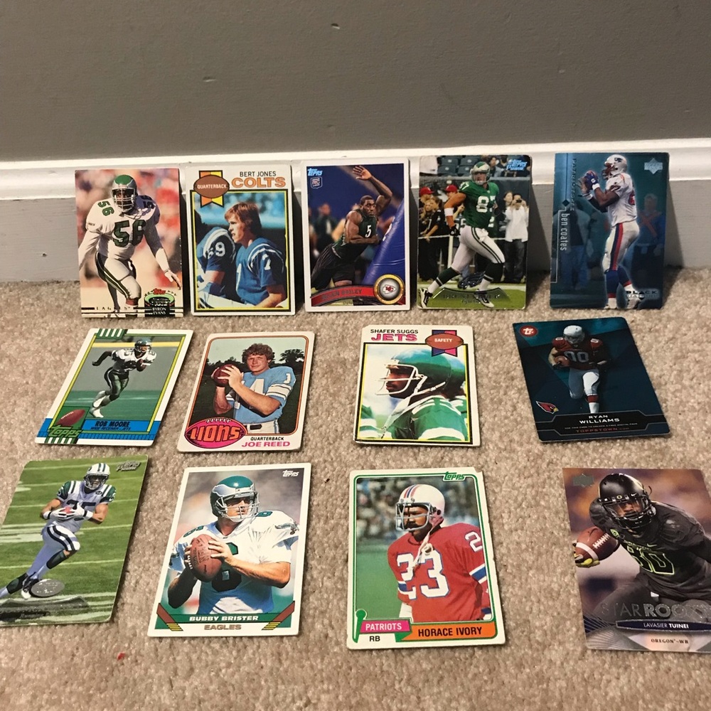 Topps football cards